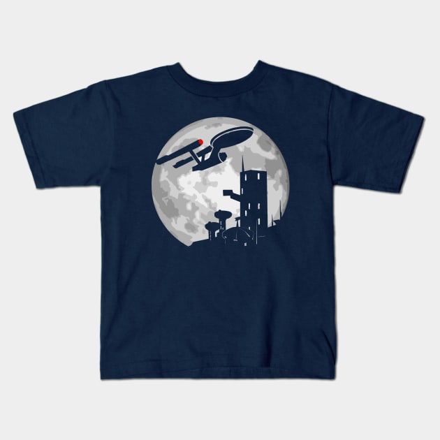 Enterprise TOS Flyby Kids T-Shirt by PopCultureShirts